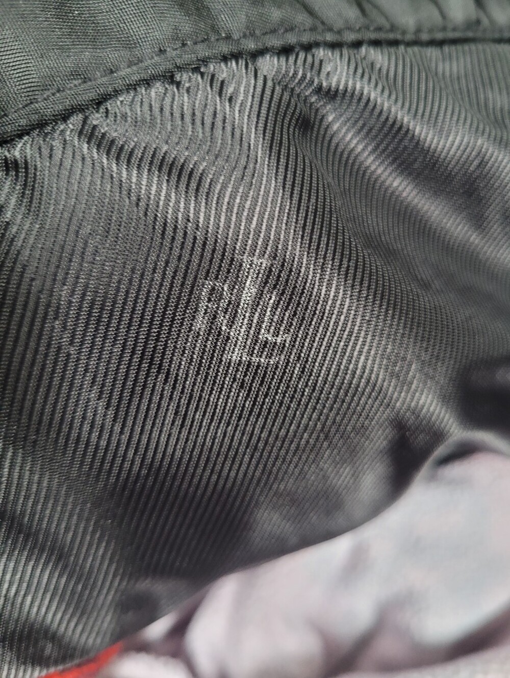 Ralph Lauren Bag Nylon Logo Tote Black Open Top Zip Pocket - Picture 7 of 10